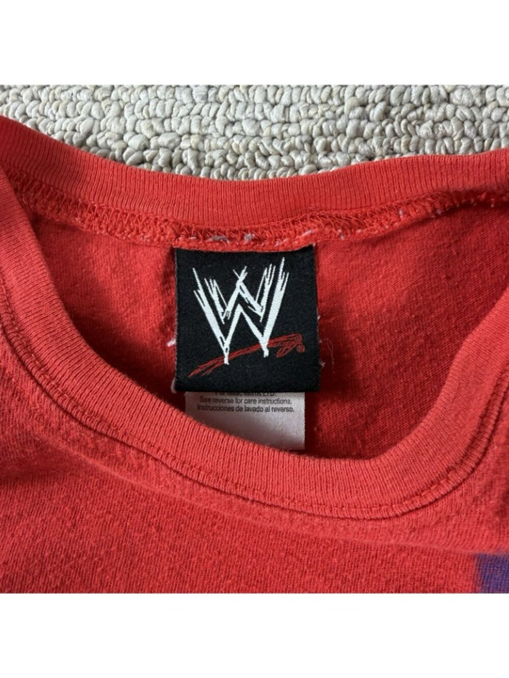 WWE WrestleMania XXX Wrestling Graphic T-Shirt Red Boys Size Large - Picture 2 of 7